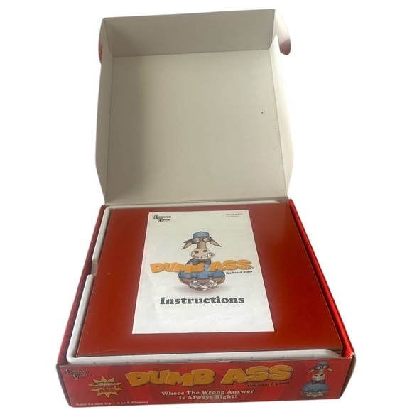 Dumb Ass Trivia Question & Answer Board Game Complete - Picture 4 of 8